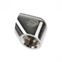 Bitspower Adapter 90 Grad G1/4 Zoll IG auf G1/4 Zoll IG - Silber Hochglänzend