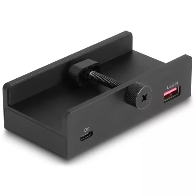 DeLOCK 64263 USB Hub Typ-A 5000 Mbit/s Schwarz