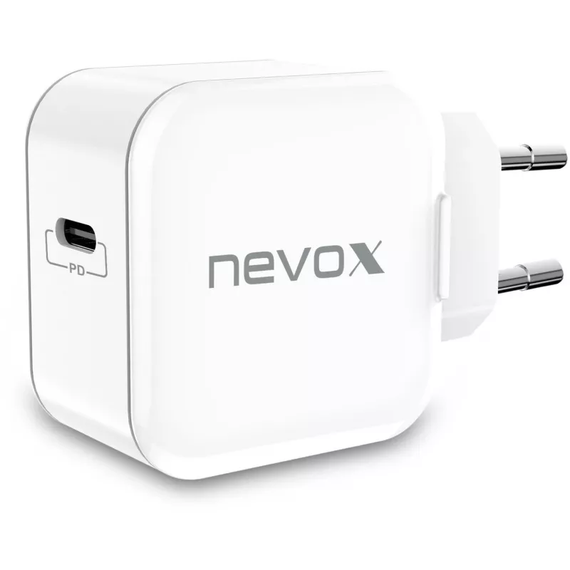 nevox 20W USB-C PD Ladegerät Weiß Netzteil