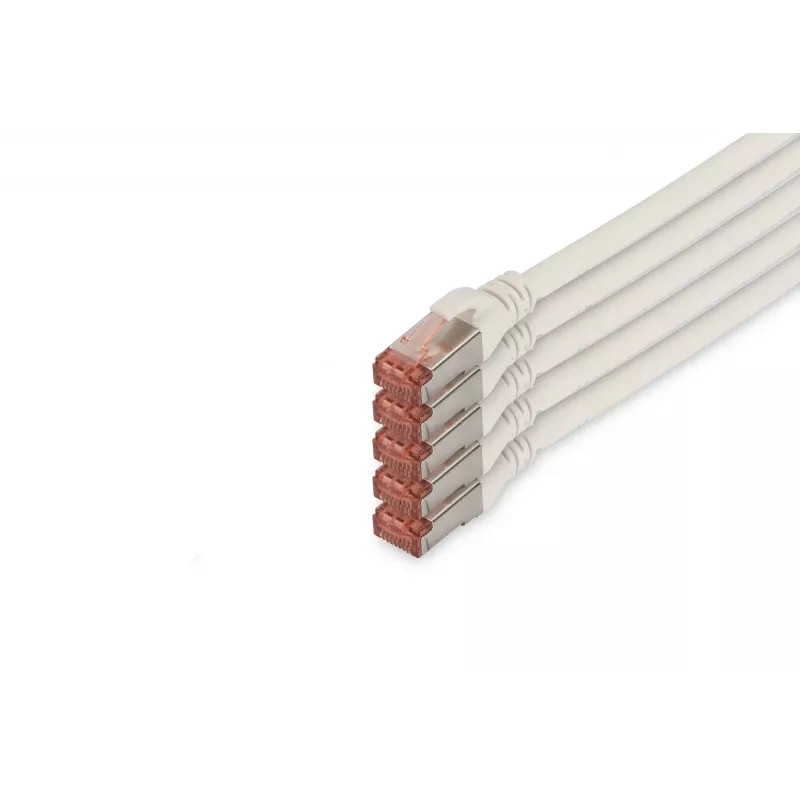 Netzwerkkabel Digitus CAT 6 S/FTP RJ-45 10m weiß