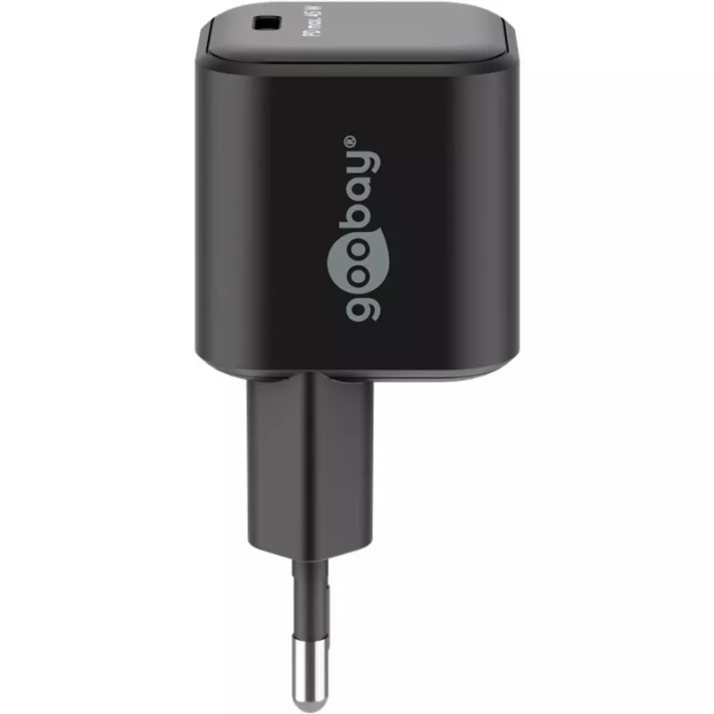 Goobay Ladegerät 65331 Indoor AC Schnellladegerät Schwarz USB Type-C