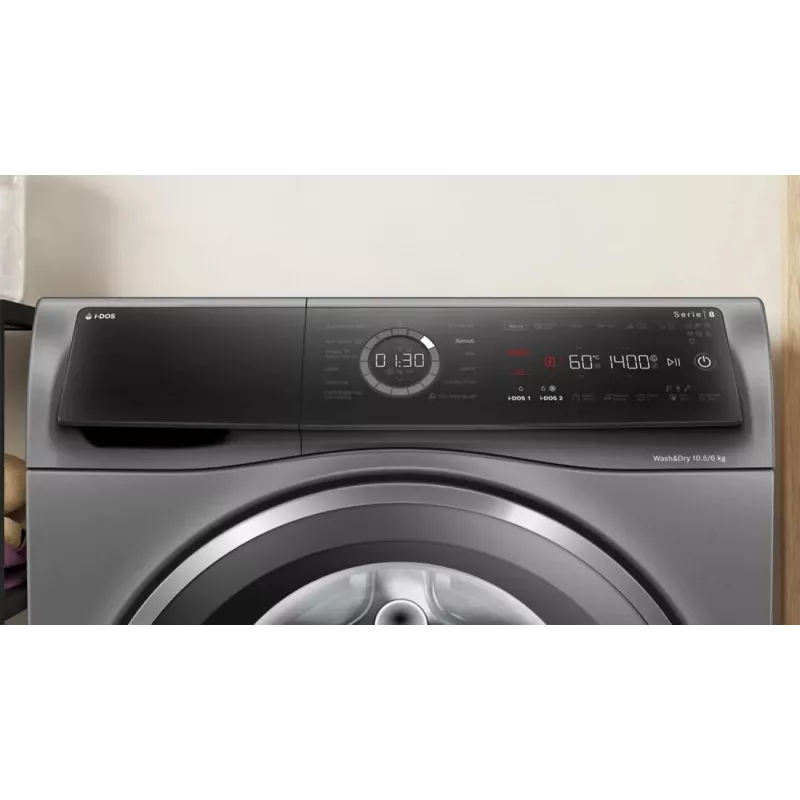 Bosch WNC254ARSN Waschtrockner 10,5 kg / 6 kg 1400 U/min Grau
