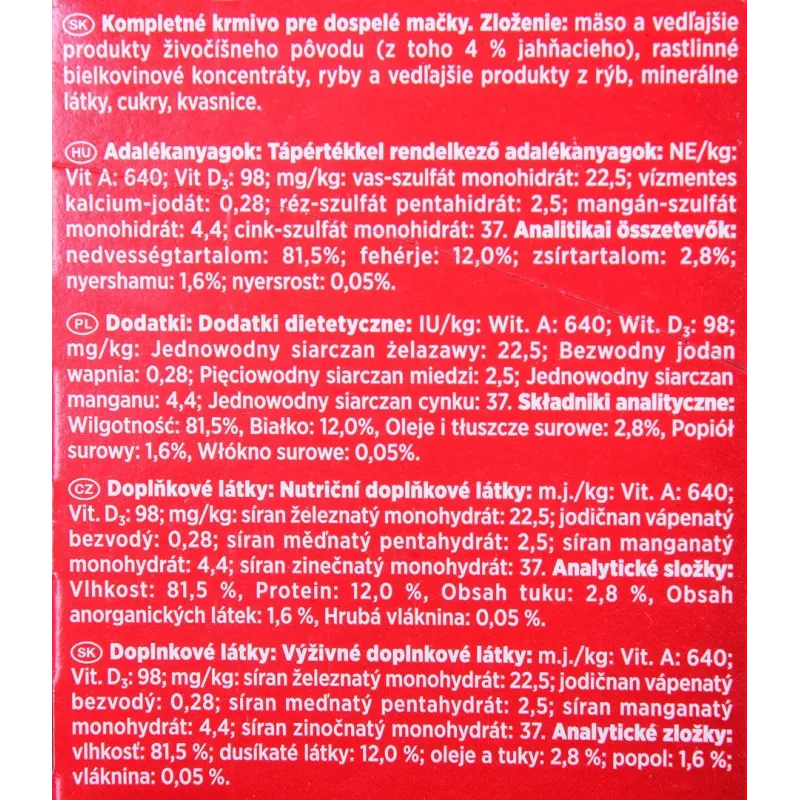 GOURMET Mon Petit Meat Mix - Nassfutter für Katzen - 6 x 50 g