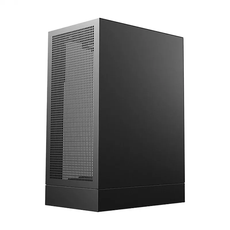 PC-Gehäuse DeepCool CH170 PLUS Tower Schwarz – micro-ATX/mini-ITX, gehärtetes Glas, USB-C, Netzteil oben