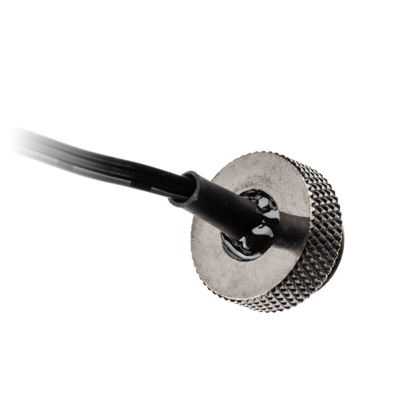 XSPC ARGB LED-Stopfen G1/4 5V 3-Pin, Schwarz/Chrom