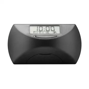Elektronische Parkscheibe Needit Park Mini — schwarz, ABS und Glas, CR-2450 3V, 82×25×45 mm