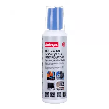 Equipment-Reinigungstücher & Flüssigkeit ActiveJet AOC-269, Mikrofasertuch 200x200 mm, 250 ml Spray, 2 Stück