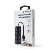 USB 2.0-Schnittstellen-Hub Gembird UHB-U2P4-05 mit 4 USB-Anschlüssen