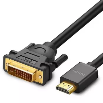 UGREEN DVI-zu-HDMI-Adapterkabel HD106 — DVI (Stecker) auf HDMI (Stecker), 1,5 m, FHD 1080p / 3840×2160