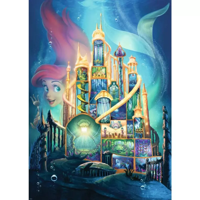 Puzzle Disney Castle Collection: Arielle (1000 Teile)