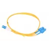 Extralink InfiniBand/Glasfaserkabel EX.3678, FTTH G.657.A1, 5 m, SC auf LC, Vollduplex, gelb