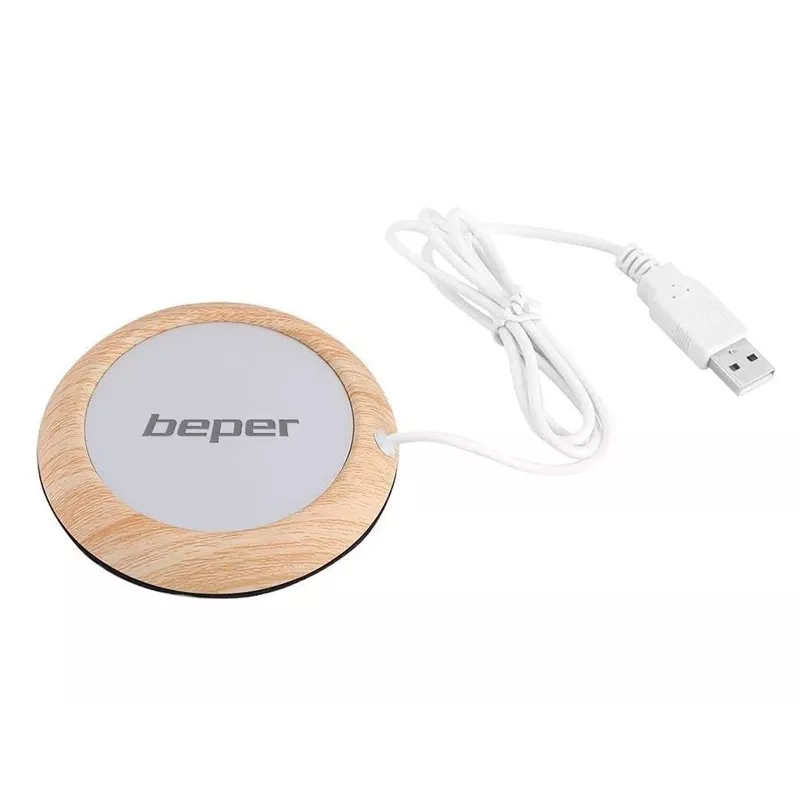 Tassenwärmer Beper P201UTP003 Silver Wood