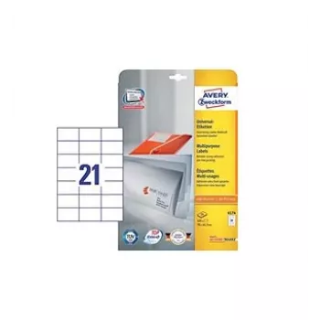 Avery 6174 selbstklebendes Etikett Weiß 525 Stk.