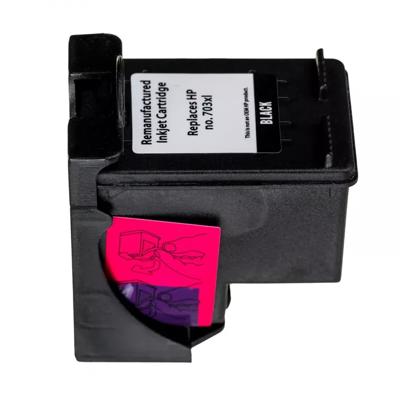 Superbulk Druckertinte HP B-H703BK (Ersatz für HP 703 CD887) Standard Schwarz