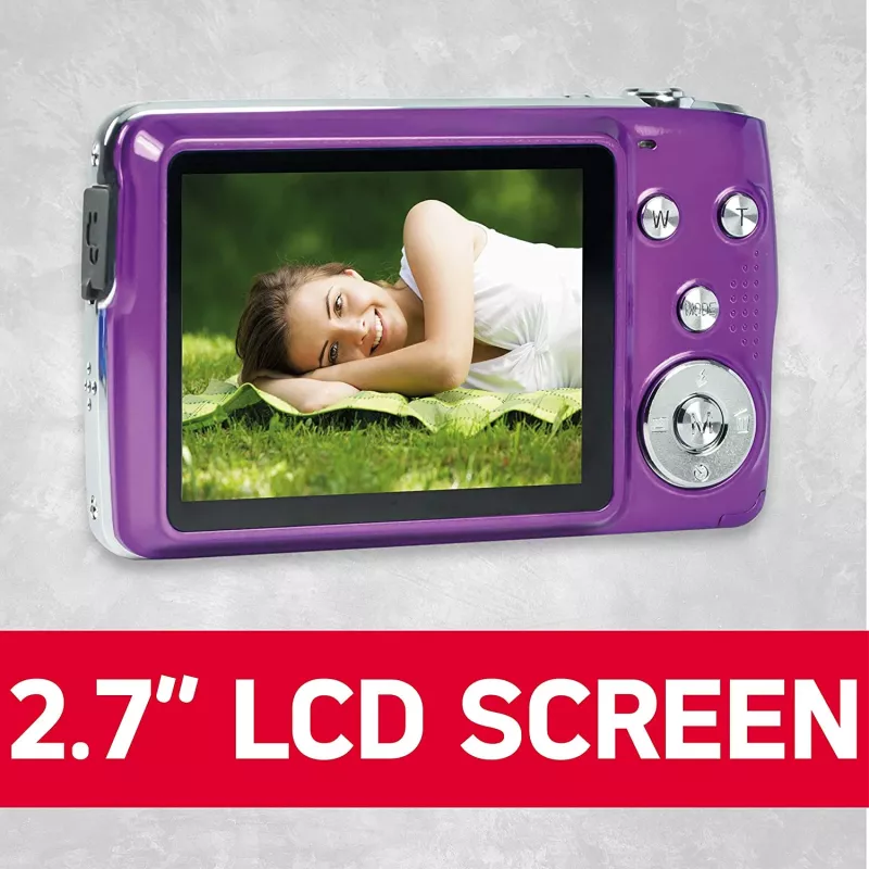 Agfa Photo DC8200 Lila + Tasche + SD-Karte 16 GB