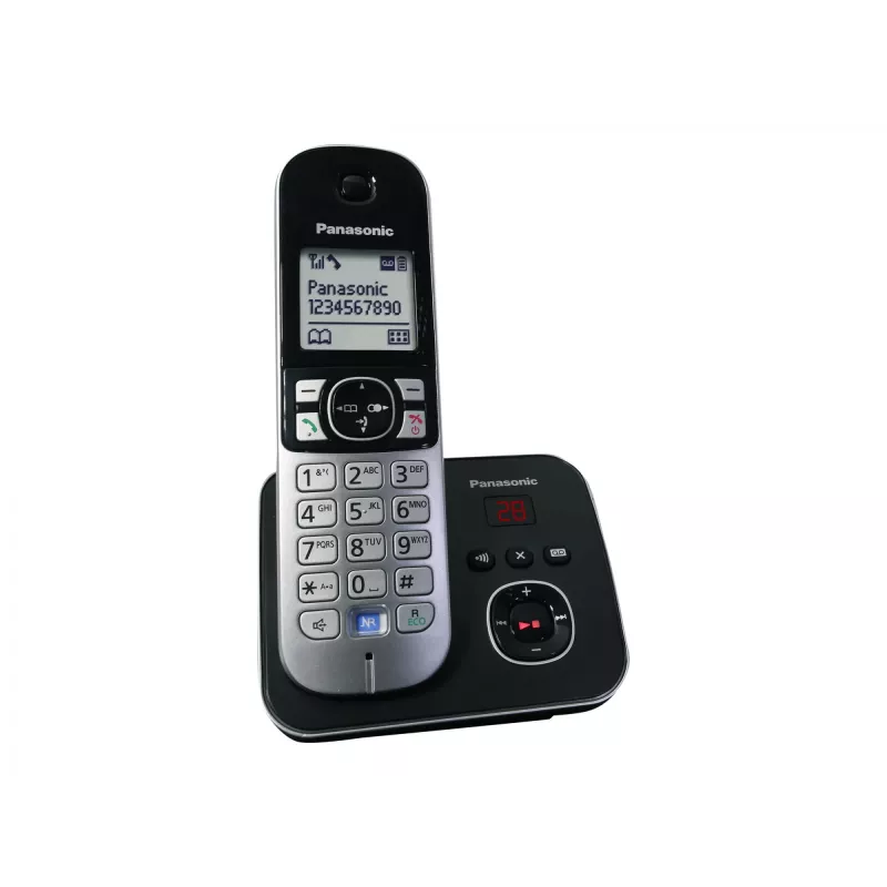 DECT-Telefon Panasonic KX-TG6821GB Schwarz