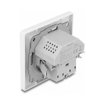 DeLOCK 11499 Steckdose Typ F mit USB-A und USB-C Weiß