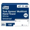 Falthandtuchpapier Tork Xpress Multifold Universal H2, 2-lagig, 23,4 x 21,3 cm (20 Stück)