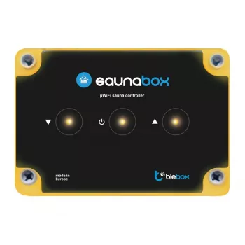 Sauna-Controller bleBox saunaBox mit Bluetooth-Konnektivität