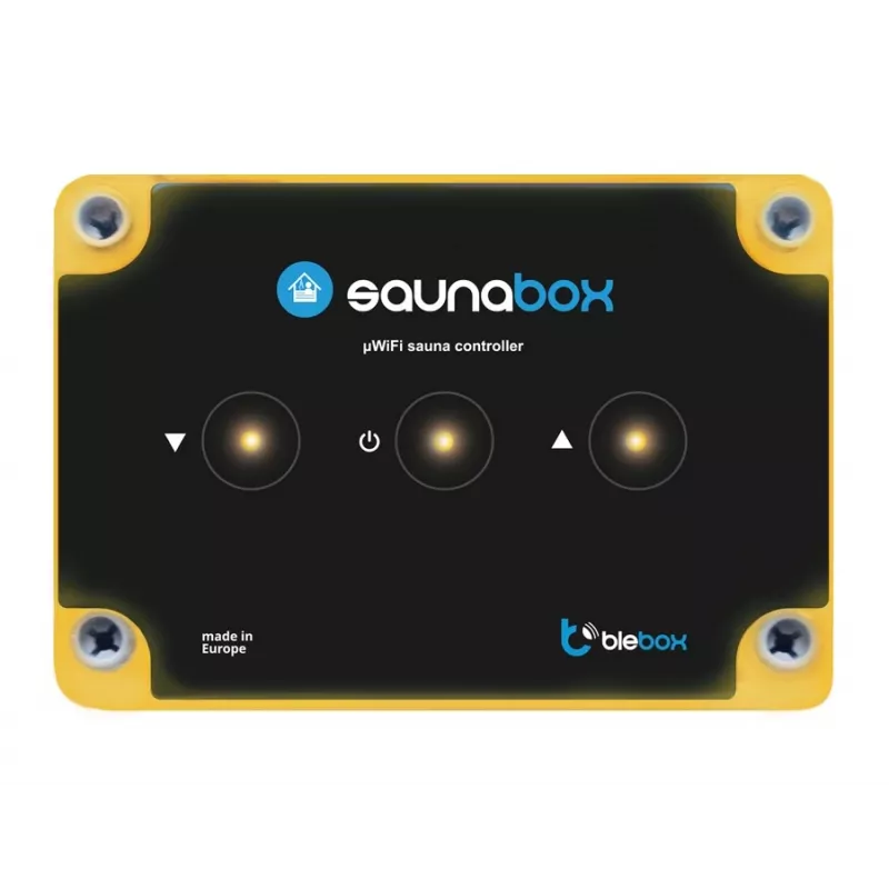 Sauna-Controller bleBox saunaBox mit Bluetooth-Konnektivität