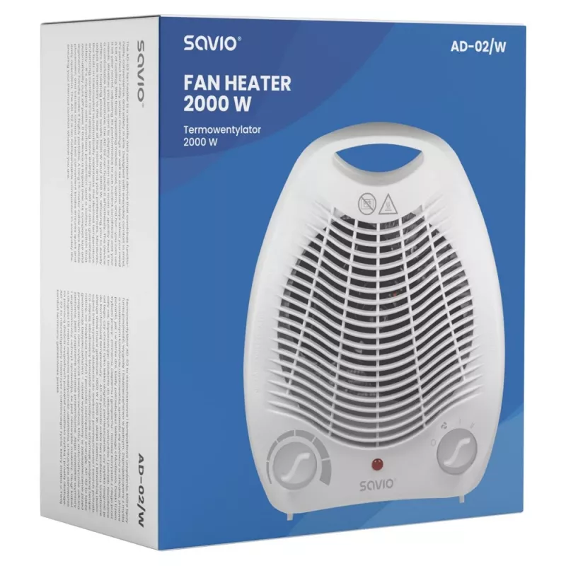 Savio AD-02 W Haushaltsventilator Weiß
