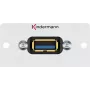 USB-Steckdose Kindermann 7444000828