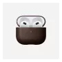 Leder-AirPods-Hülle Nomad V3 Rustic Brown — schützende Lederabdeckung für das AirPods-Ladecase