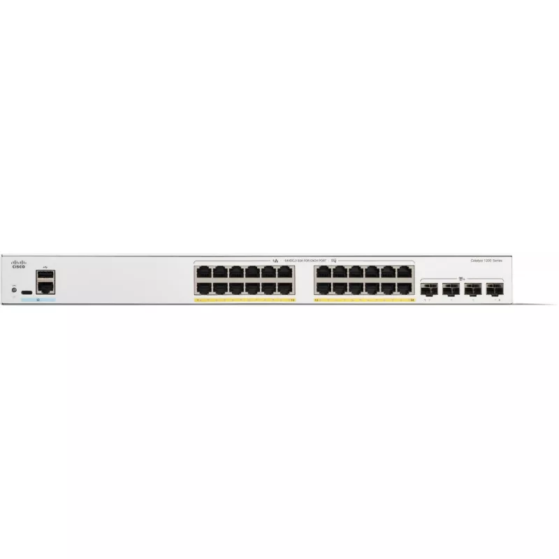 Managed Switch Cisco Catalyst 1200-24FP-4X 24 Port GE Full PoE 4x10GE SFP+