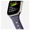 Band Nomad Tempo Band Lila Gummi, kompatibel mit Smartwatch, 18 mm Breite, Handgelenk 135–175 mm