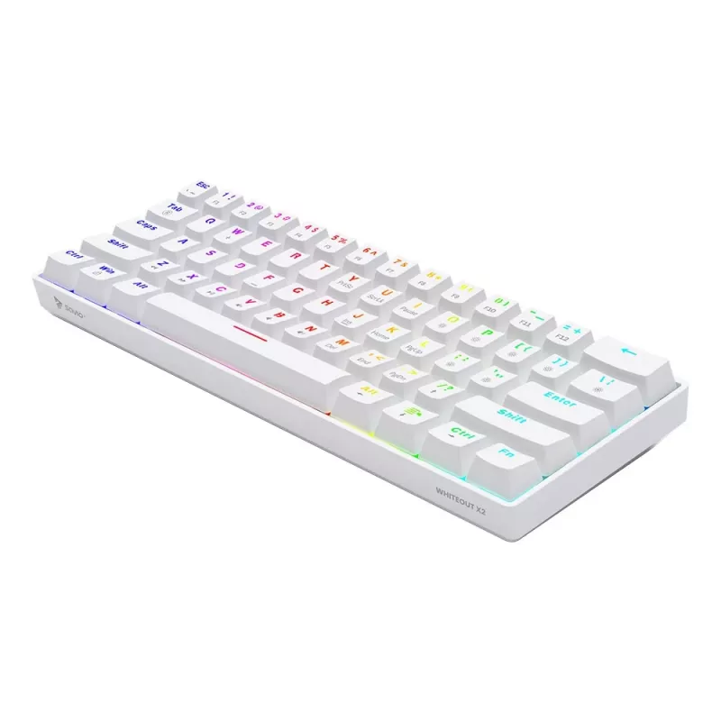 Mechanische Tastatur Whiteout X2, Brown Outemu, Hot Swap Savio Savgk-whit