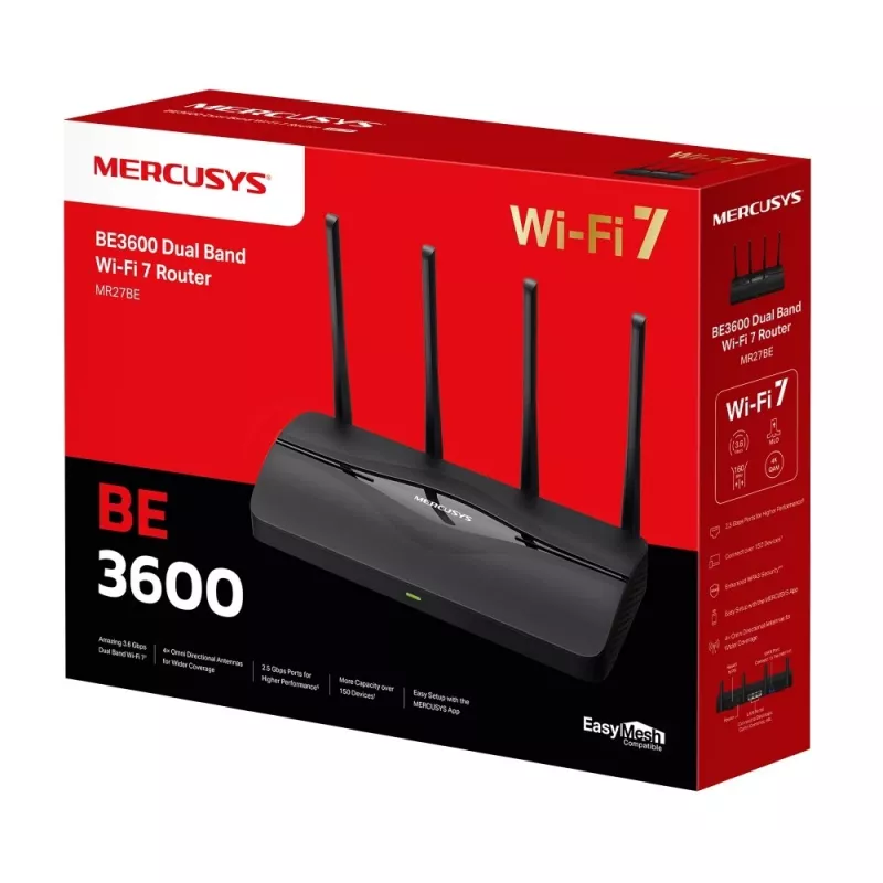 Mercusys BE3600 Dual-Band-Wi-Fi-7-Router