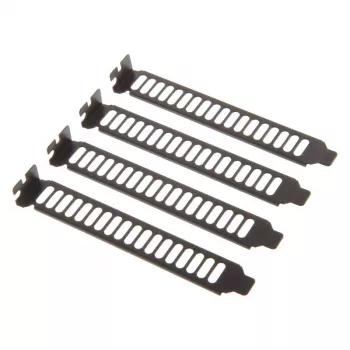 SILVERSTONE Aero Slots Panel SST-AEROSLOTS-B — Front-/Rückseiten-Slot-Lüftungspanel für verbesserten Luftstrom