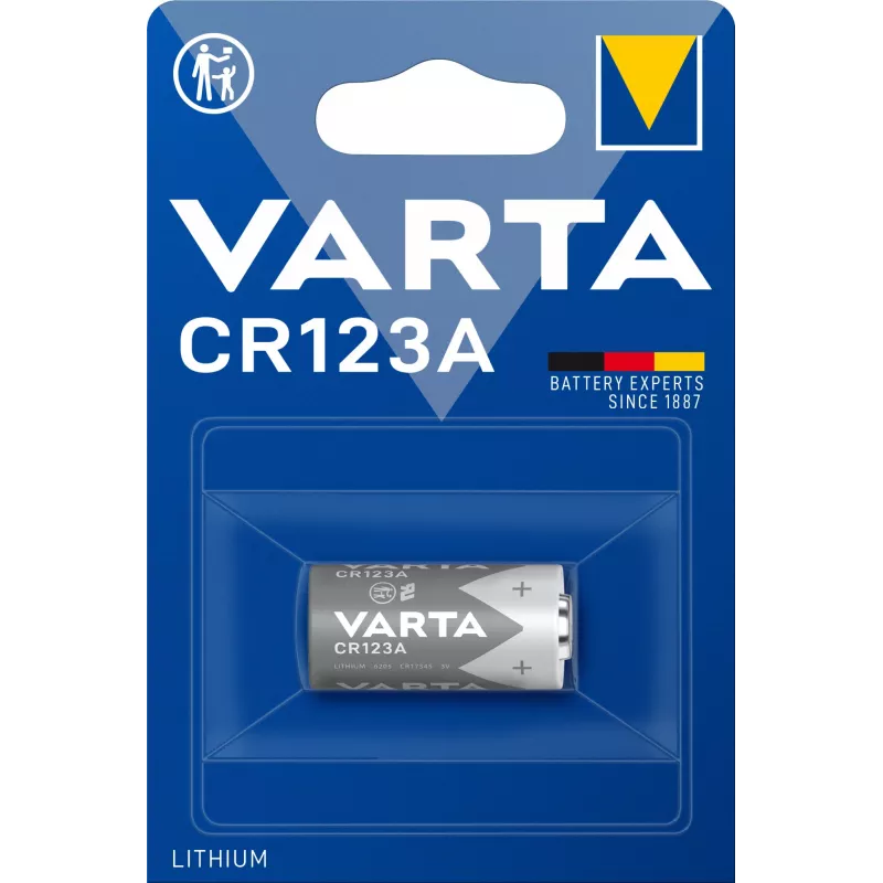 Varta Lithium CR123A 3V 1600mAh Kamera-Batterie