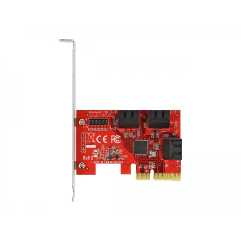 SATA PCI Express x4 Karte DeLOCK 6 Port Low Profile Formfaktor