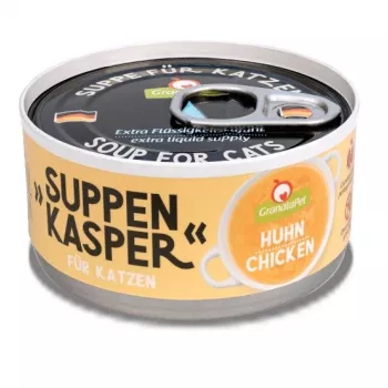 Katzenleckerlis Fox4Pets GRANATAPET Suppenkasper Huhn 70 g — Hühneraroma, weiche, fleischige Leckerbissen, getreidefrei, glutenfrei