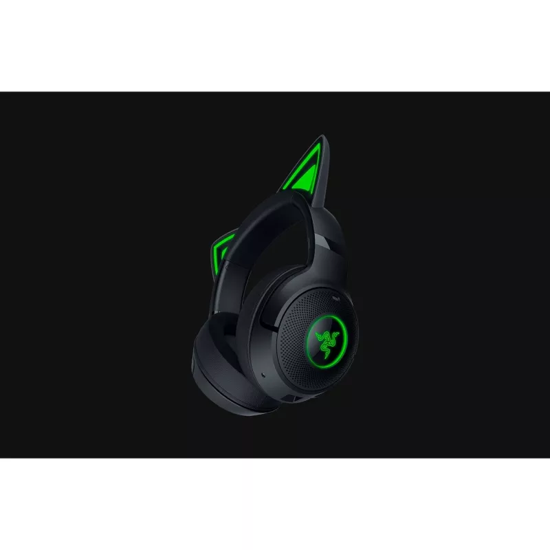 Headset Razer Kraken Kitty V2 BT — Kabelloses Bluetooth, ohrumschließend, Kopfbügel, 20–20000 Hz, 325 g, Schwarz