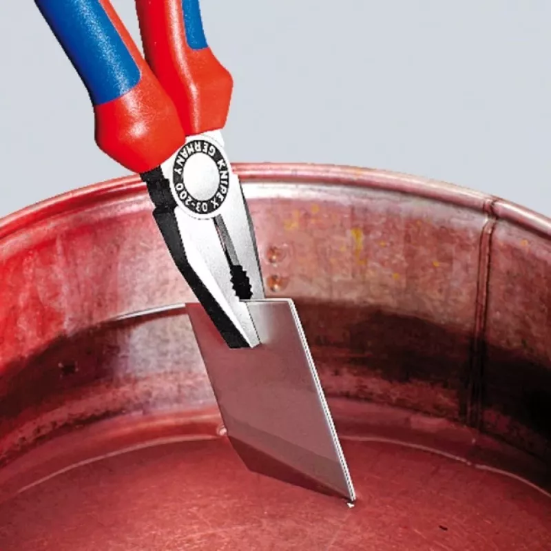 Knipex Universalzange, 2-Komponenten-Griffe, 200 mm