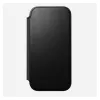 Folio-Handyhülle Nomad Modern Leather Folio für Apple, geeignet für Bildschirme bis 16 cm (6,3 Zoll), Schwarz