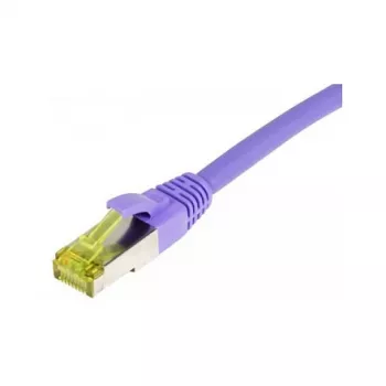 Patchkabel RJ45, CAT6A 500MHz, 1,5m, lila, S-STP(S/FTP), TPE/LSZH (Ultraflex), AWG26, mit Cat.7-Rohkabel, Synergy 21 (S217764)