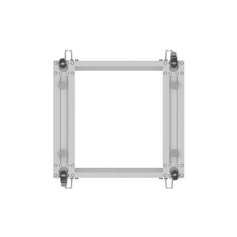 19 Zoll Open Rack LANBERG 12U, einstellbare Tiefe 600–1100 mm, grau