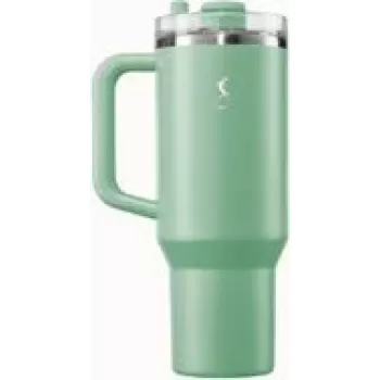 Isolierbecher Lurch Big Cup dunkel salvia 1,2 L doppelwandiger Vakuum-Edelstahl