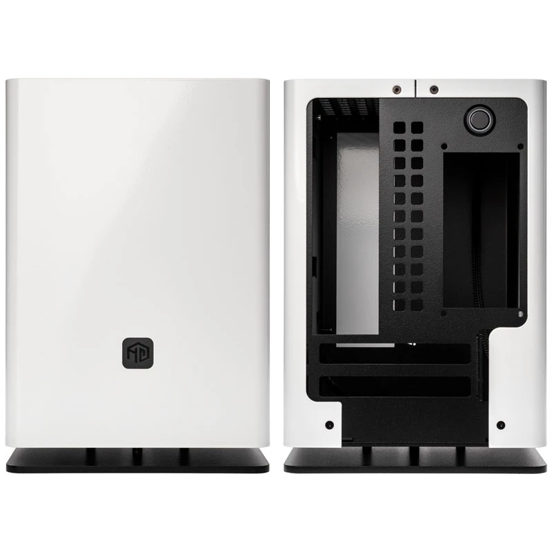 HGC Osmi 3.1 Aluminium Mini-ITX-Gehäuse - weiß