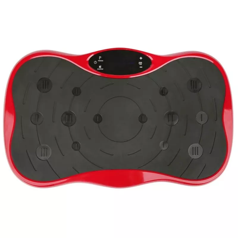 Extralink Vibrationsplattform für Übungen Fitness Moonwalk Spinmove Rot