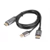 HDMI(M)->DISPLAYPORT(M)-KABEL 1M 4K SCHWARZ LANBERG
