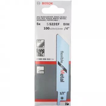 Stichsägeblatt Bosch S 522 EF Bimetal 5 Stück Metall schneiden