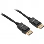 DisplayPort-Kabel Sharkoon 1.4, 2 m, 8K-Unterstützung, schwarz