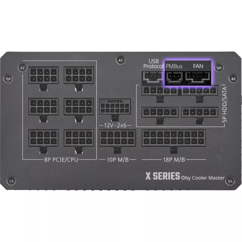 Netzteil Cooler Master X Silent Edge Platinum 1100 W 24-Pin ATX Schwarz