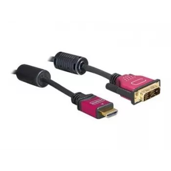 HDMI - DVI Kabel DeLOCK 84343 3,0m Stecker / Stecker