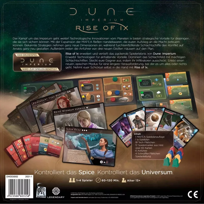 Dune: Imperium - Rise of Ix, Brettspiel-Erweiterung