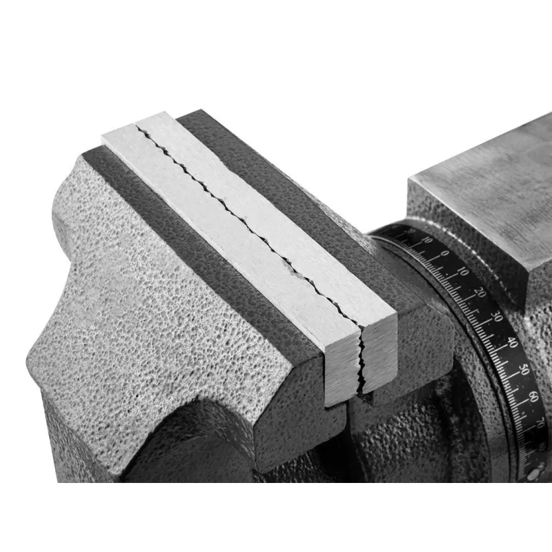 Schwenkbarer Schlosser-Schraubstock NEO tools 100 mm 360° – Werkbankschraubstock für Schlosserei, Modell 35-030